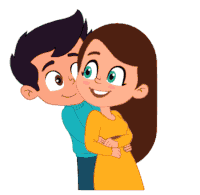 Gif animé amour calins